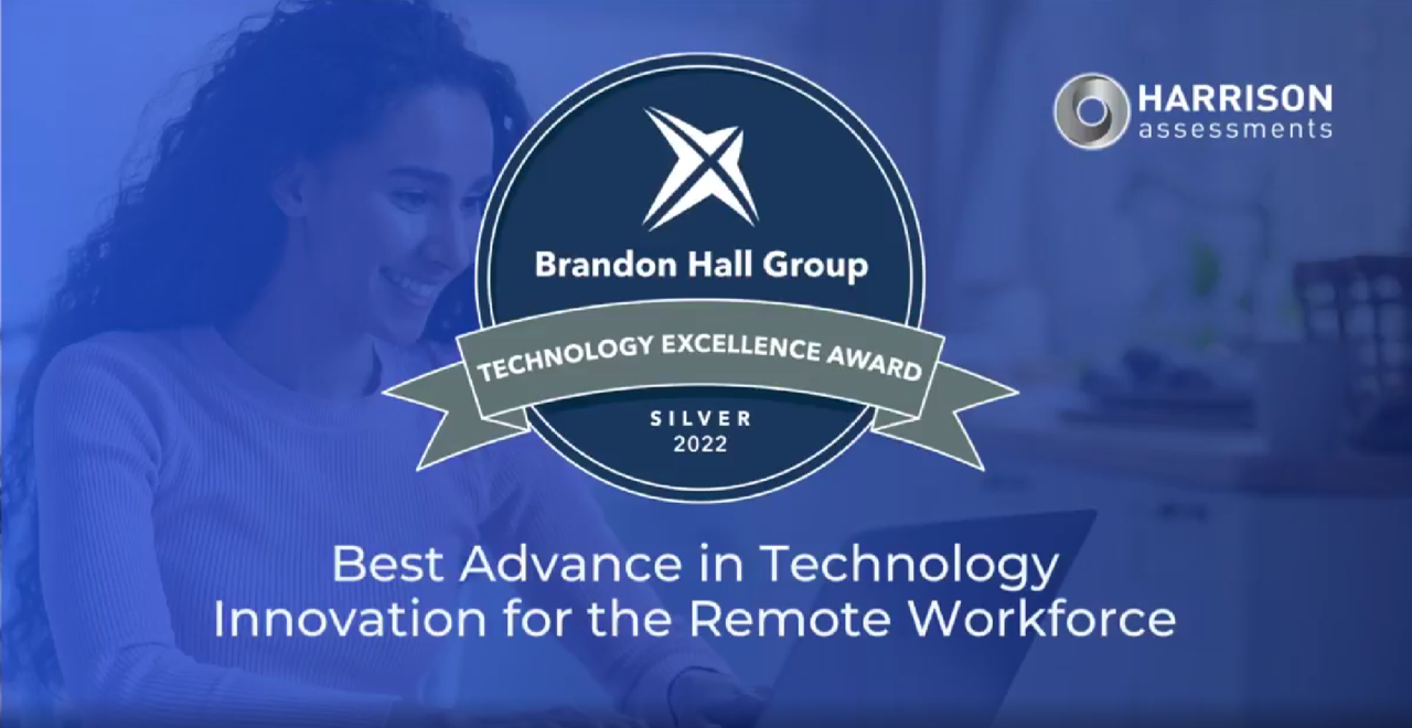 Harrison Assessments wins Brandon Hall Group Silver award for excellence in the Best Advance in Technology for the Remote Workforce